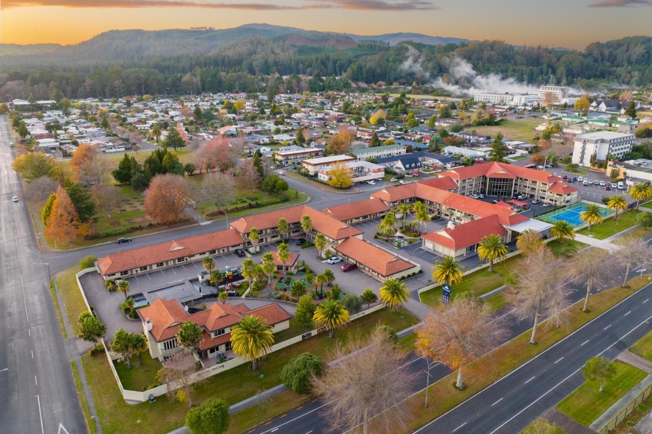 Regal Palms Resort Rotorua Eksteriør bilde Aerial view of the motel